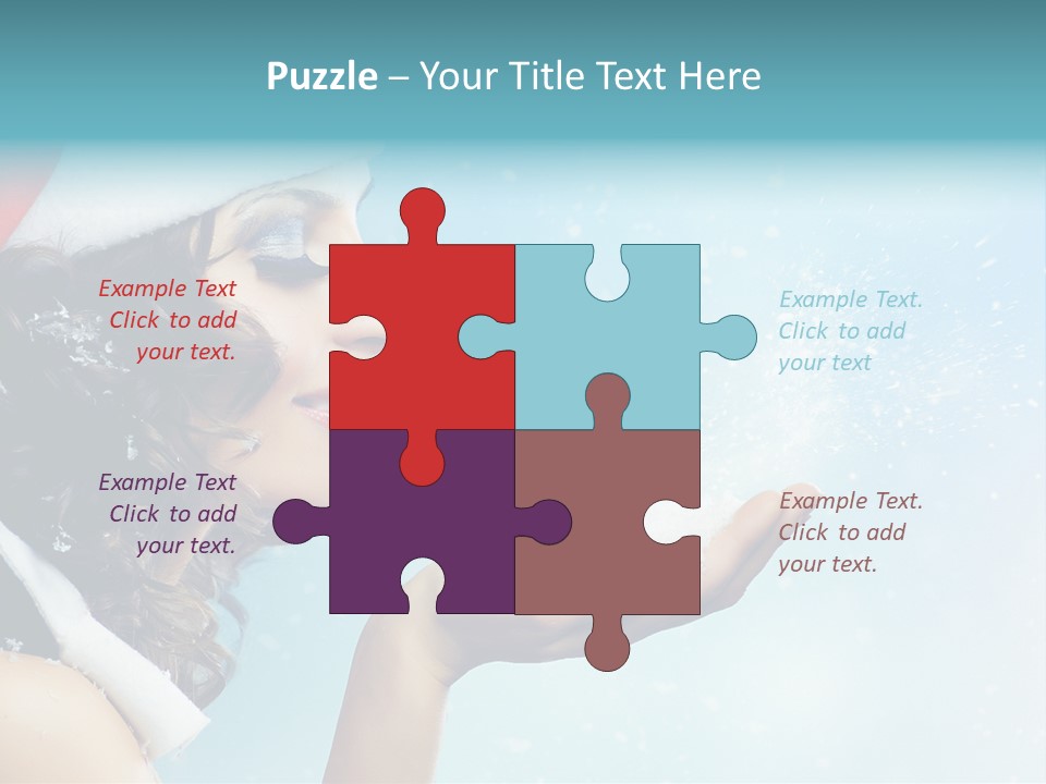 Winter Smile Beauty PowerPoint Template