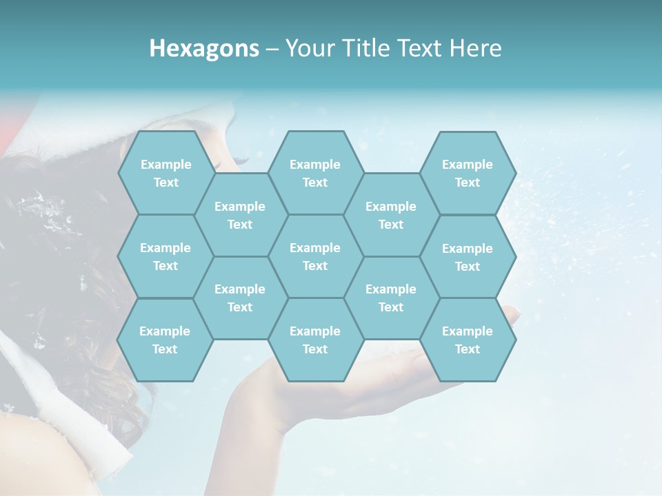 Winter Smile Beauty PowerPoint Template