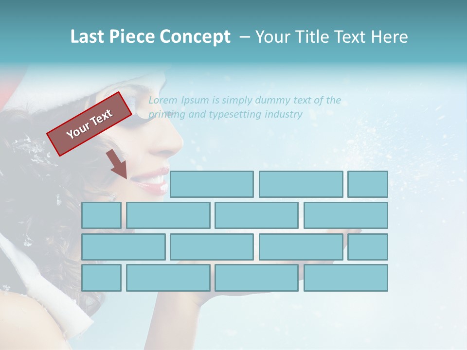 Winter Smile Beauty PowerPoint Template