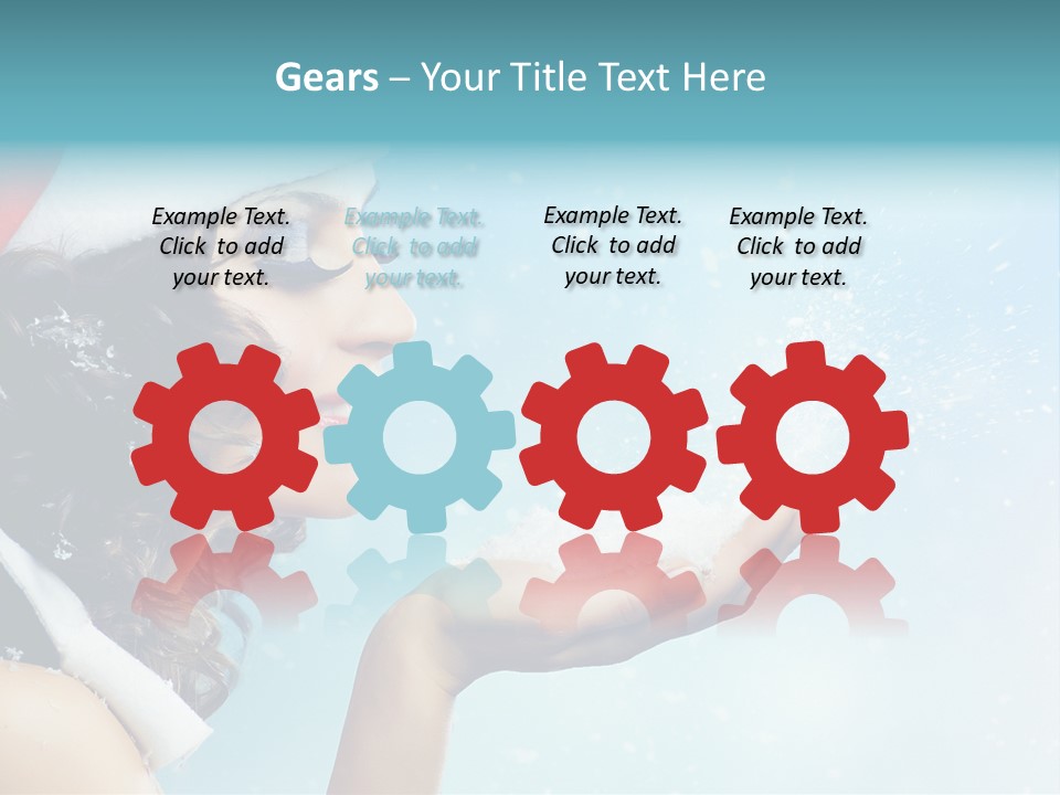 Winter Smile Beauty PowerPoint Template