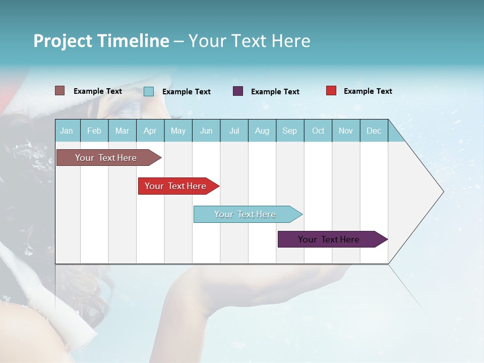 Winter Smile Beauty PowerPoint Template