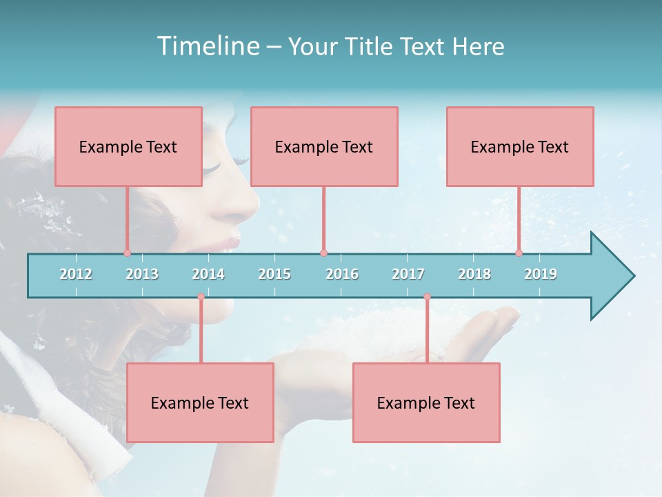 Winter Smile Beauty PowerPoint Template