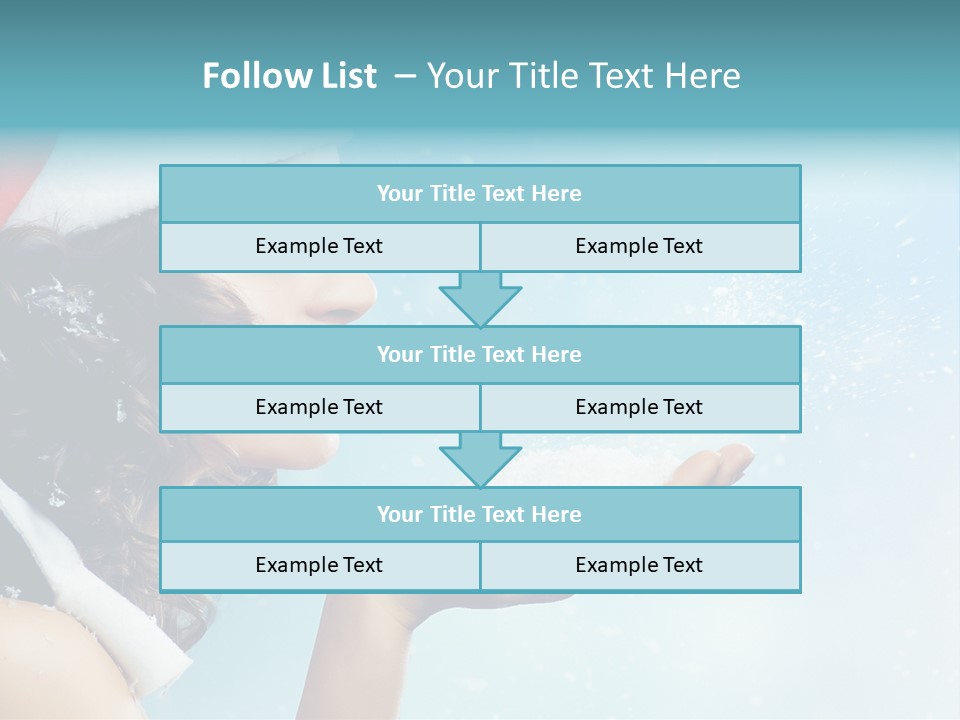 Winter Smile Beauty PowerPoint Template