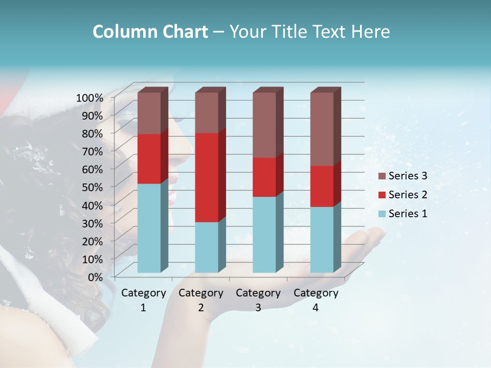 Winter Smile Beauty PowerPoint Template