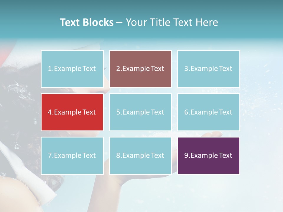 Winter Smile Beauty PowerPoint Template