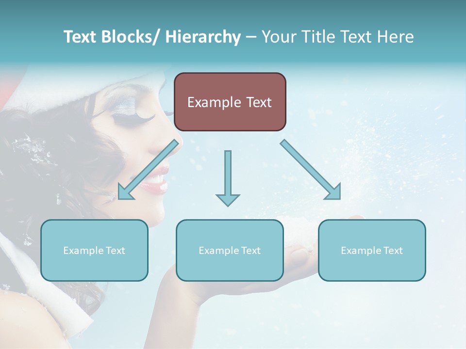 Winter Smile Beauty PowerPoint Template