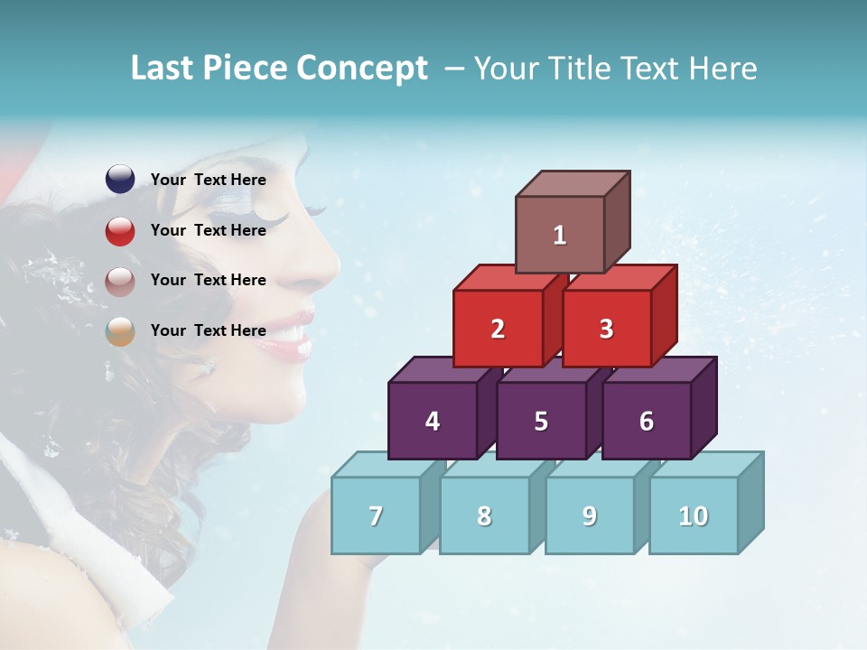 Winter Smile Beauty PowerPoint Template