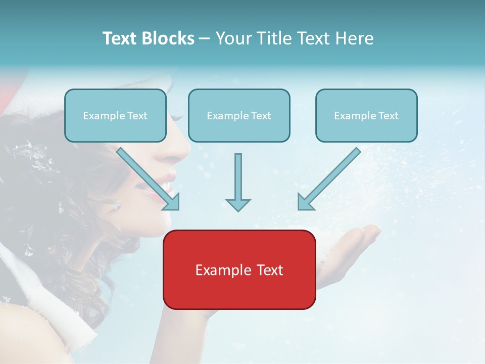 Winter Smile Beauty PowerPoint Template