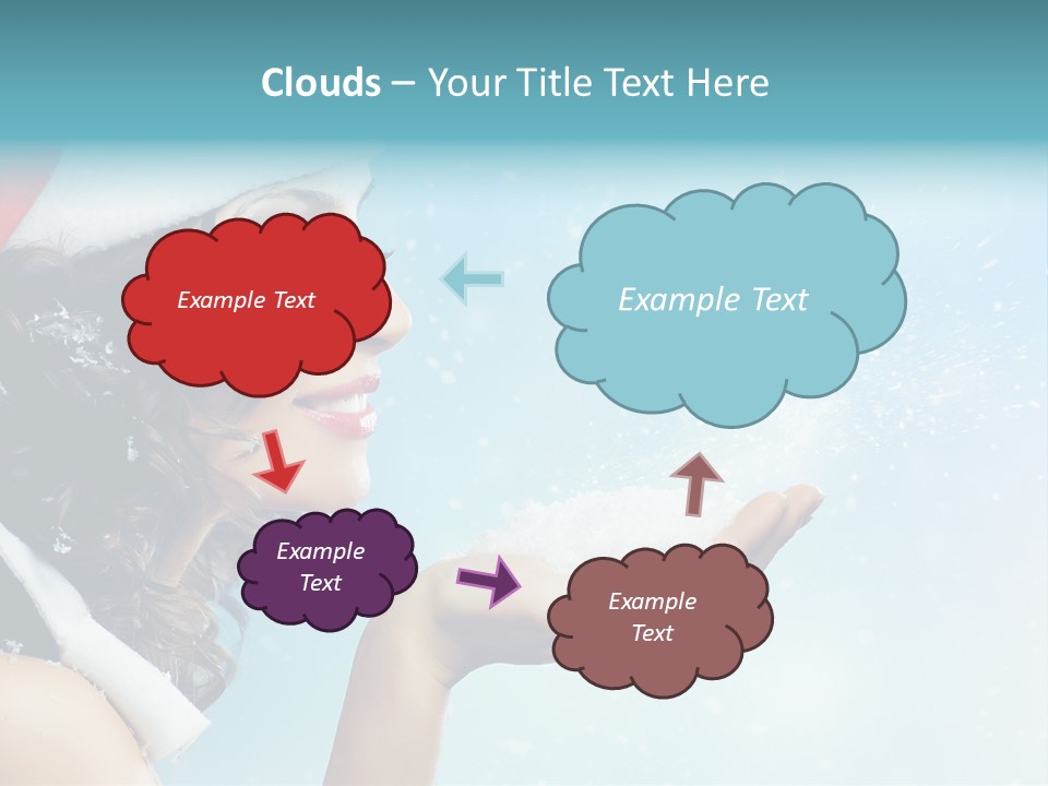 Winter Smile Beauty PowerPoint Template