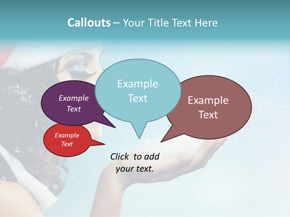 Winter Smile Beauty PowerPoint Template