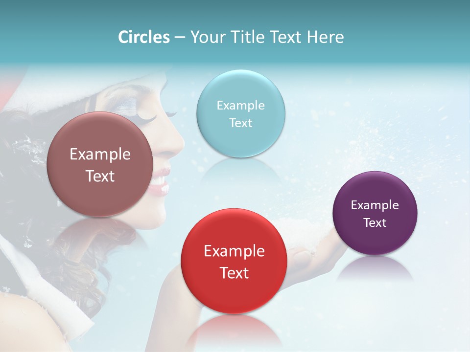 Winter Smile Beauty PowerPoint Template