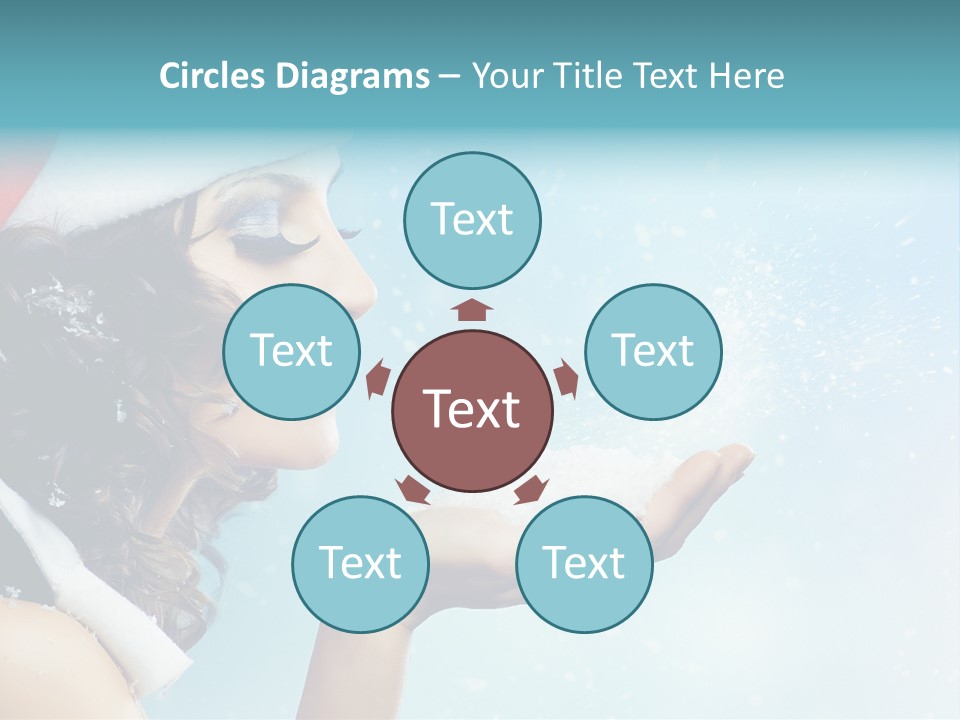 Winter Smile Beauty PowerPoint Template