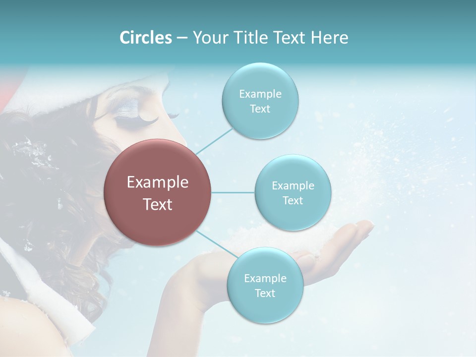 Winter Smile Beauty PowerPoint Template