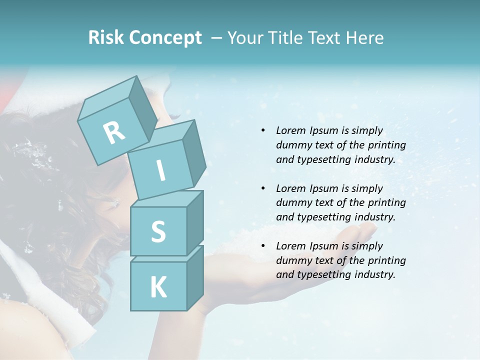 Winter Smile Beauty PowerPoint Template