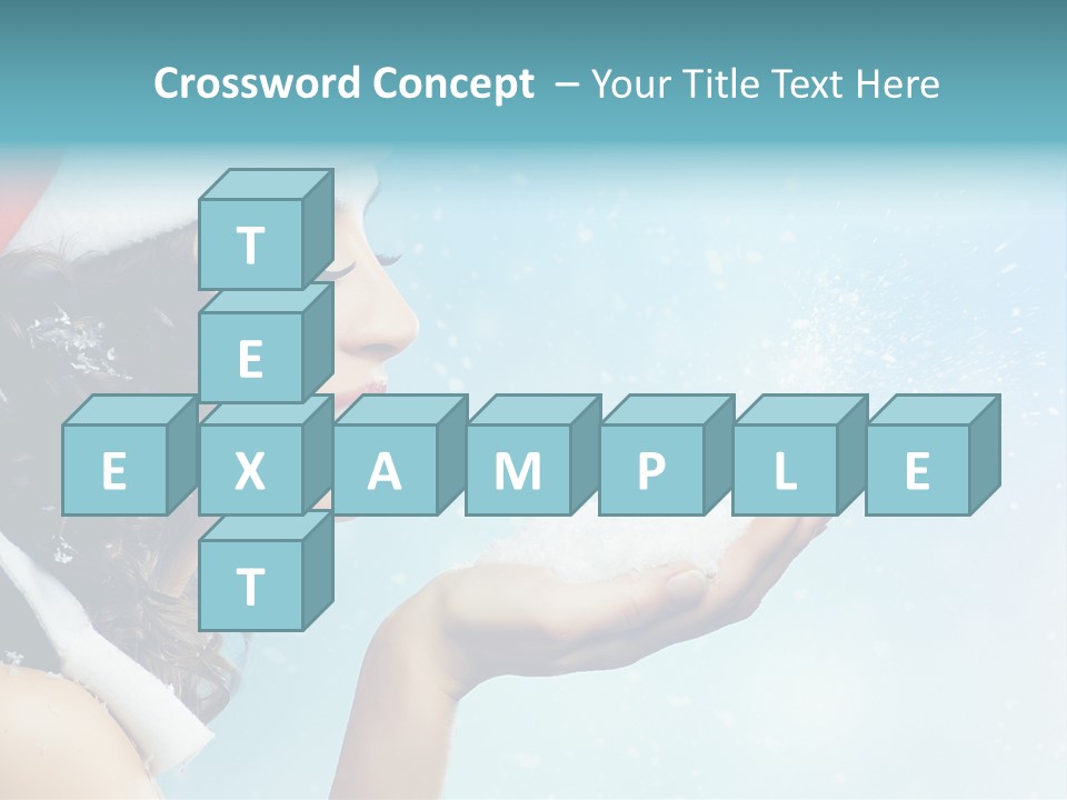 Winter Smile Beauty PowerPoint Template