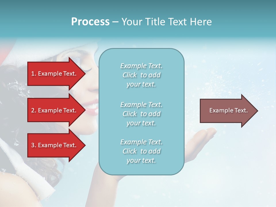 Winter Smile Beauty PowerPoint Template