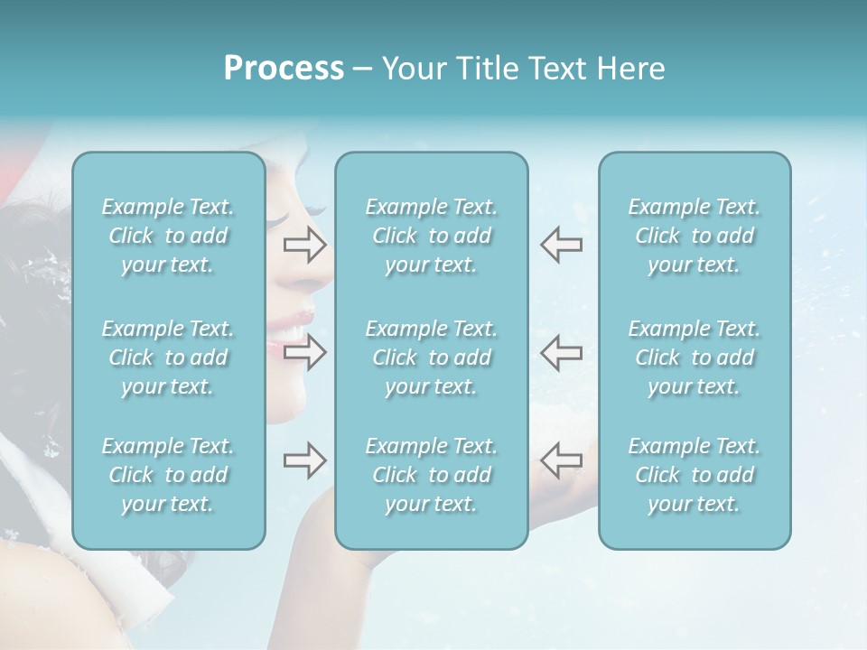 Winter Smile Beauty PowerPoint Template