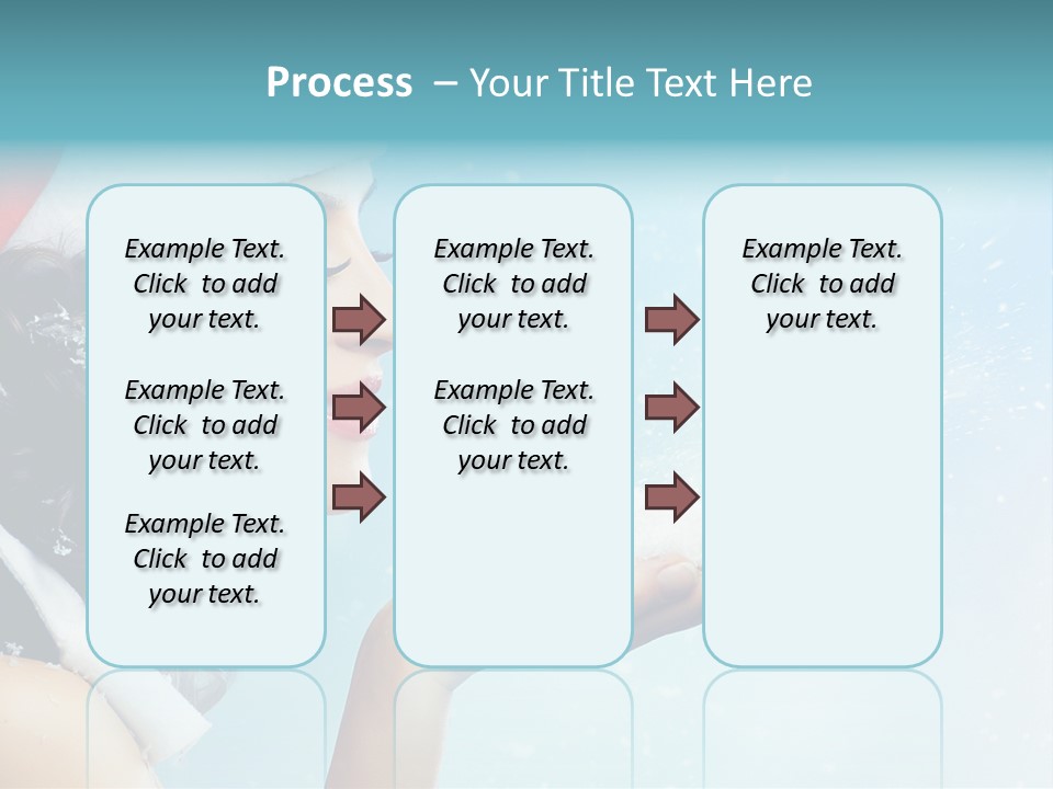 Winter Smile Beauty PowerPoint Template