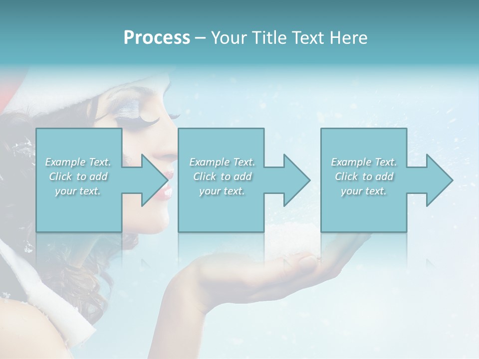 Winter Smile Beauty PowerPoint Template
