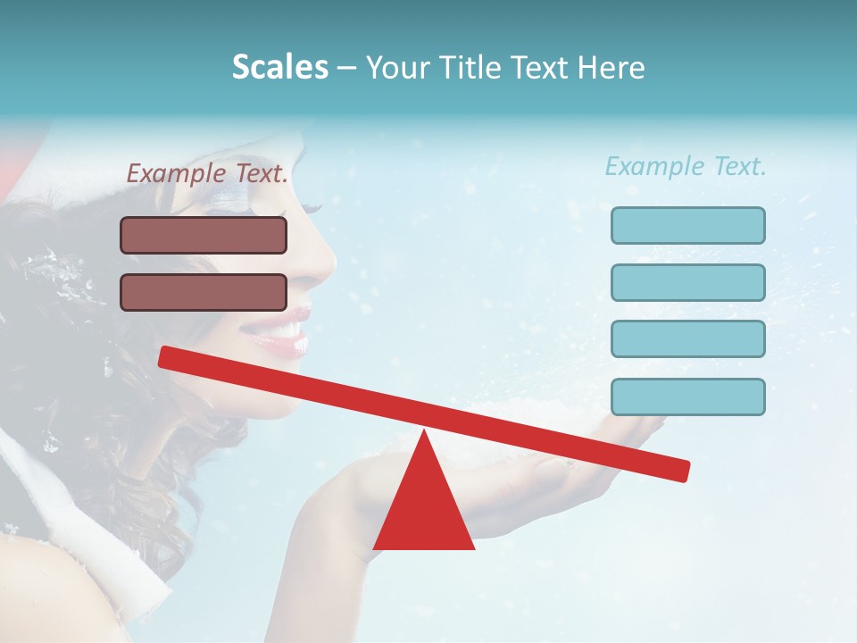 Winter Smile Beauty PowerPoint Template