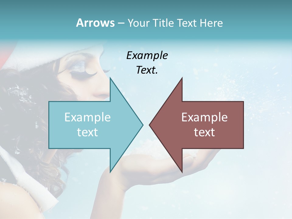 Winter Smile Beauty PowerPoint Template