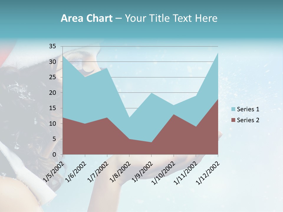 Winter Smile Beauty PowerPoint Template