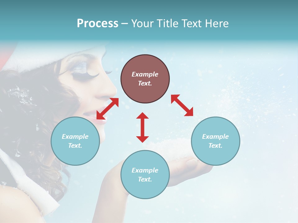 Winter Smile Beauty PowerPoint Template