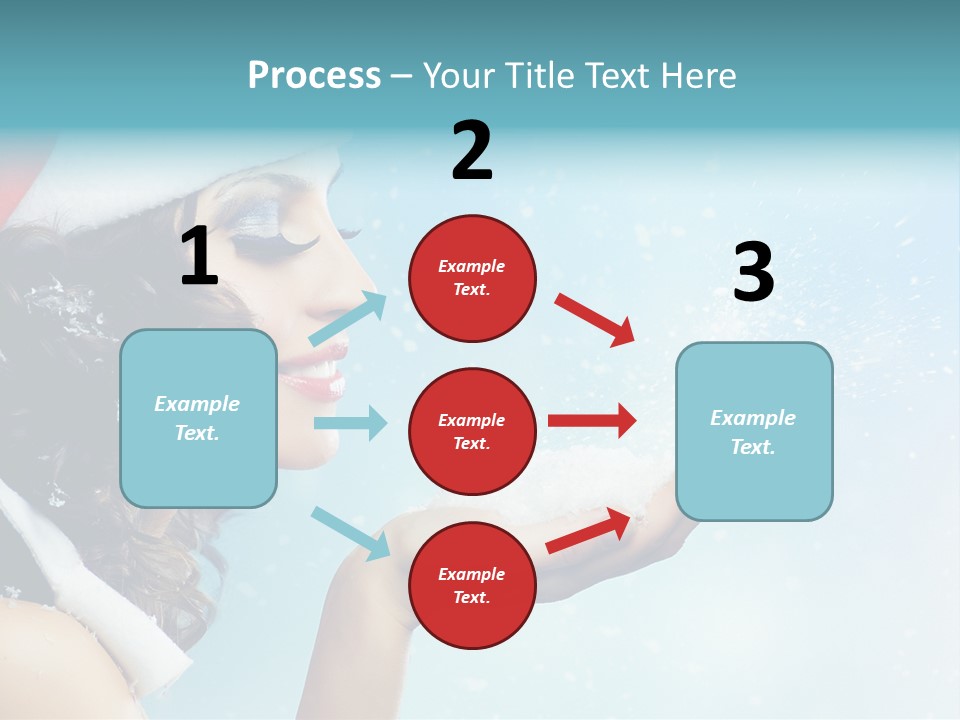 Winter Smile Beauty PowerPoint Template