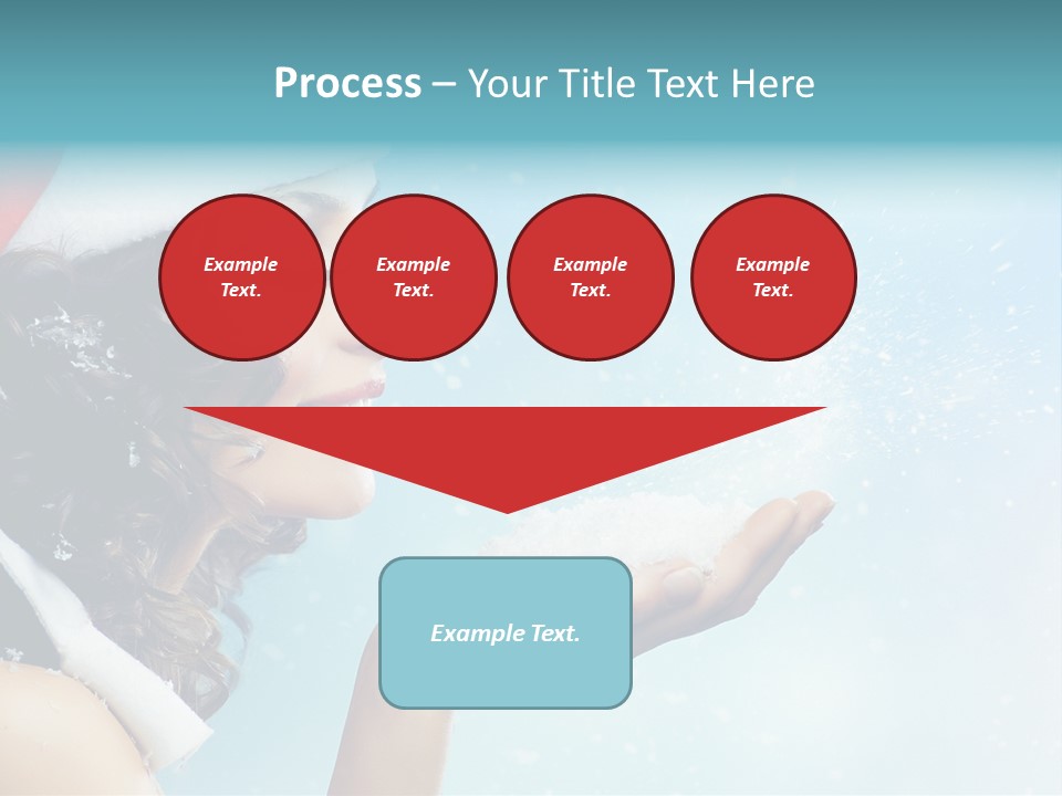 Winter Smile Beauty PowerPoint Template