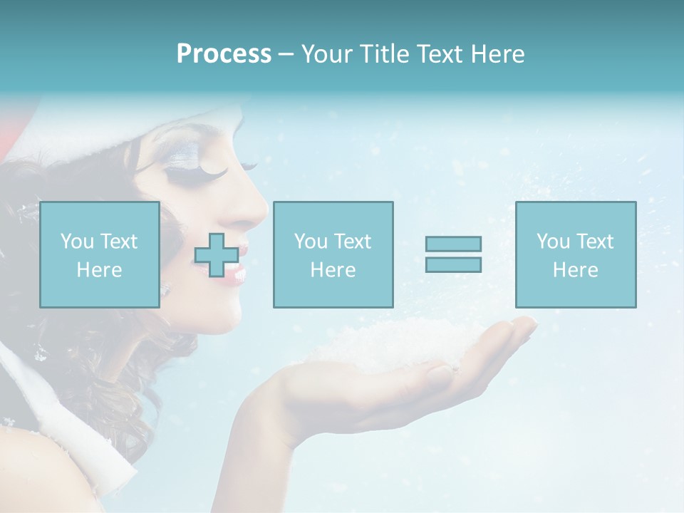 Winter Smile Beauty PowerPoint Template