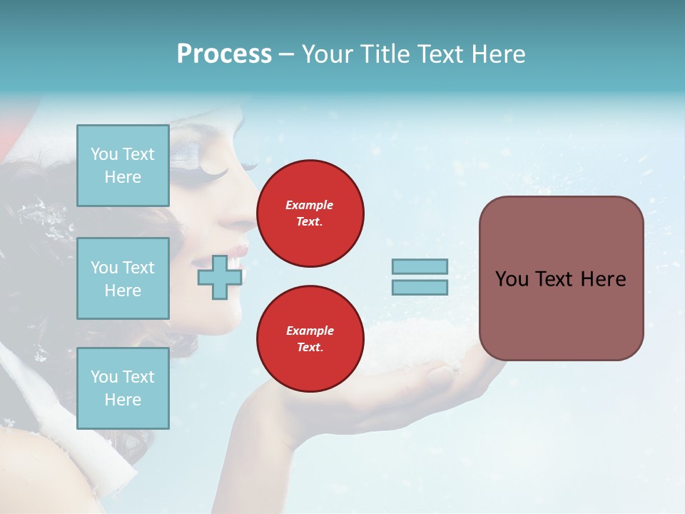 Winter Smile Beauty PowerPoint Template