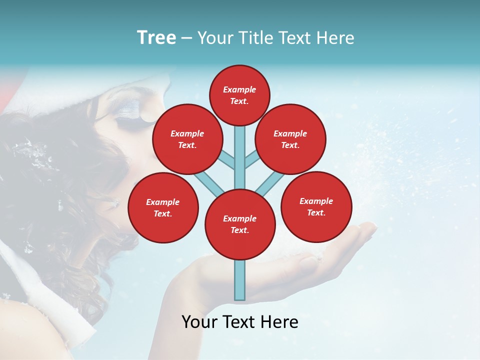 Winter Smile Beauty PowerPoint Template