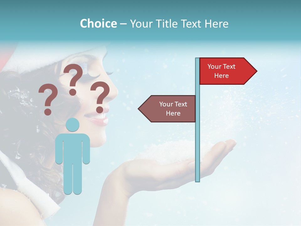 Winter Smile Beauty PowerPoint Template