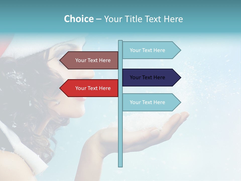 Winter Smile Beauty PowerPoint Template