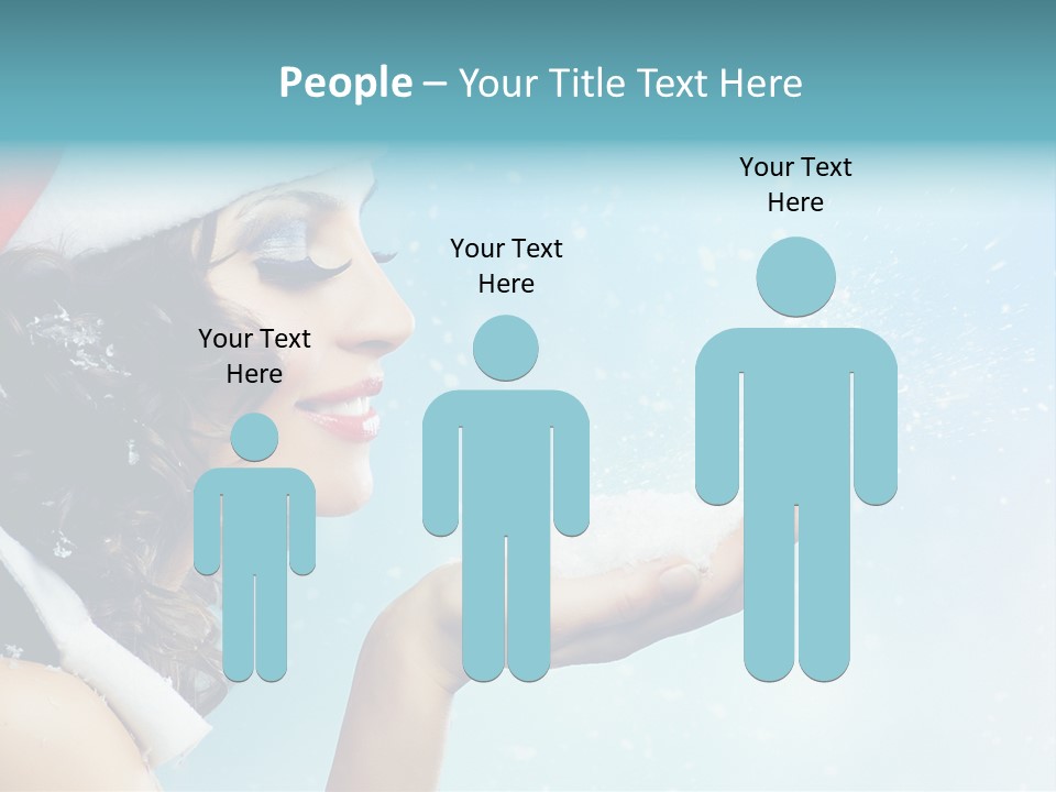 Winter Smile Beauty PowerPoint Template