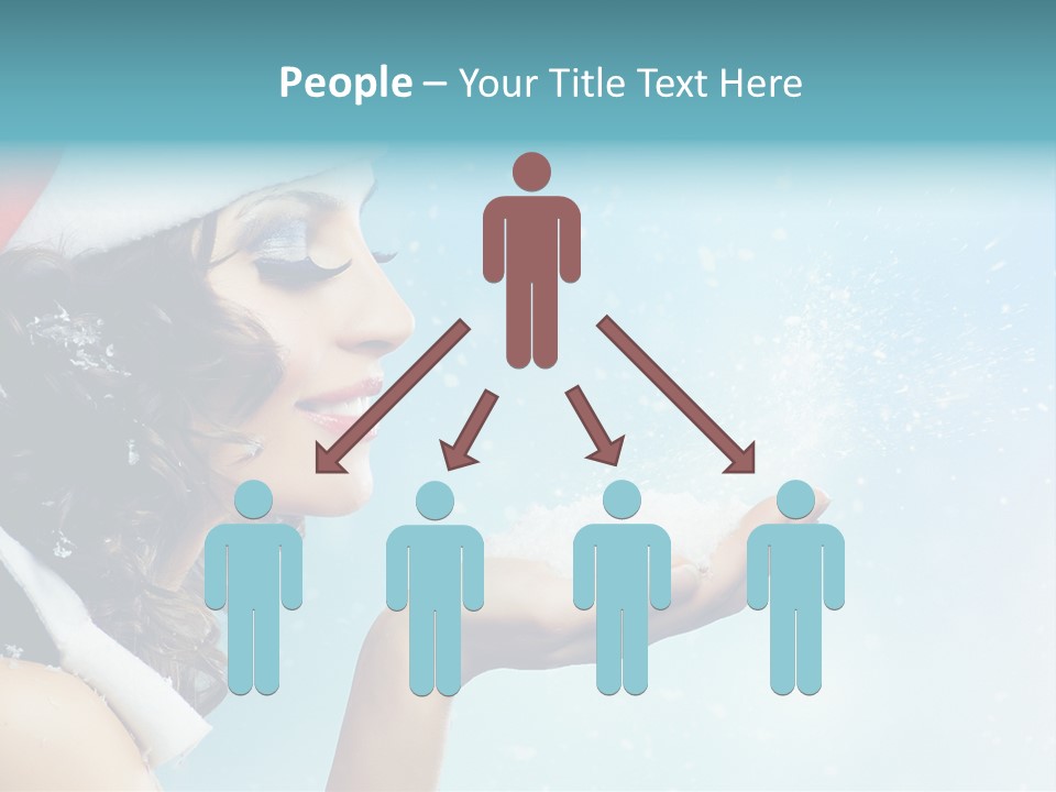 Winter Smile Beauty PowerPoint Template