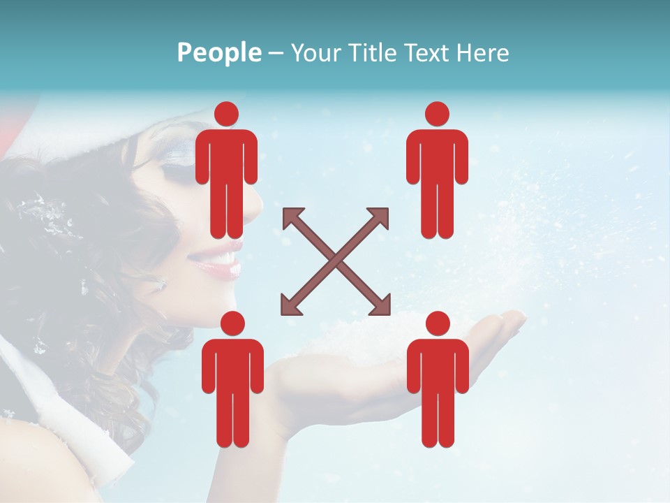 Winter Smile Beauty PowerPoint Template