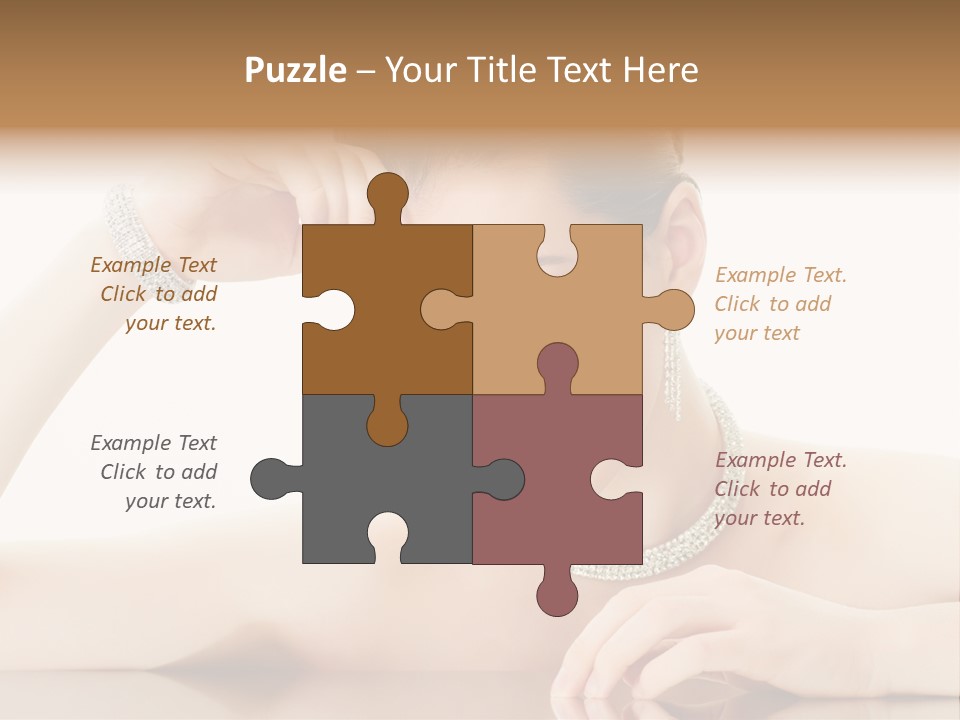 Skin Luxury Sensuality PowerPoint Template