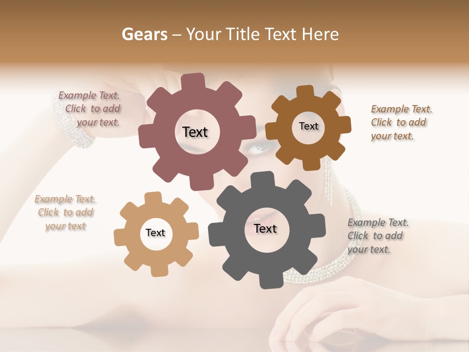 Skin Luxury Sensuality PowerPoint Template