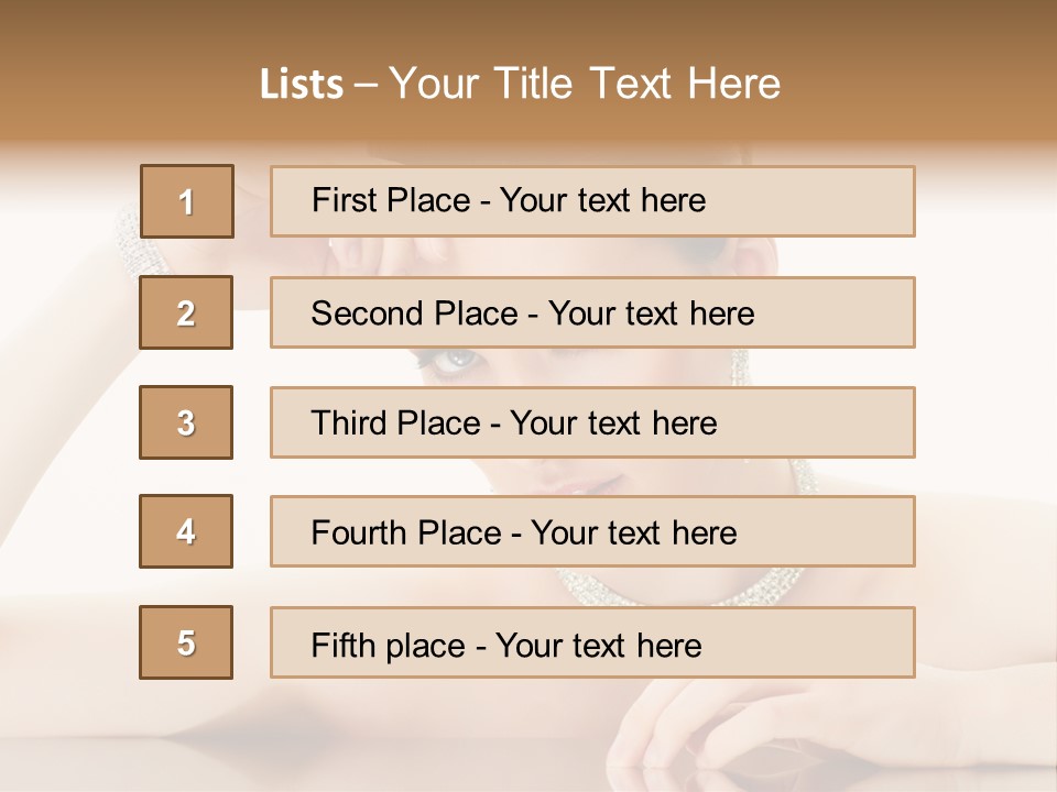 Skin Luxury Sensuality PowerPoint Template