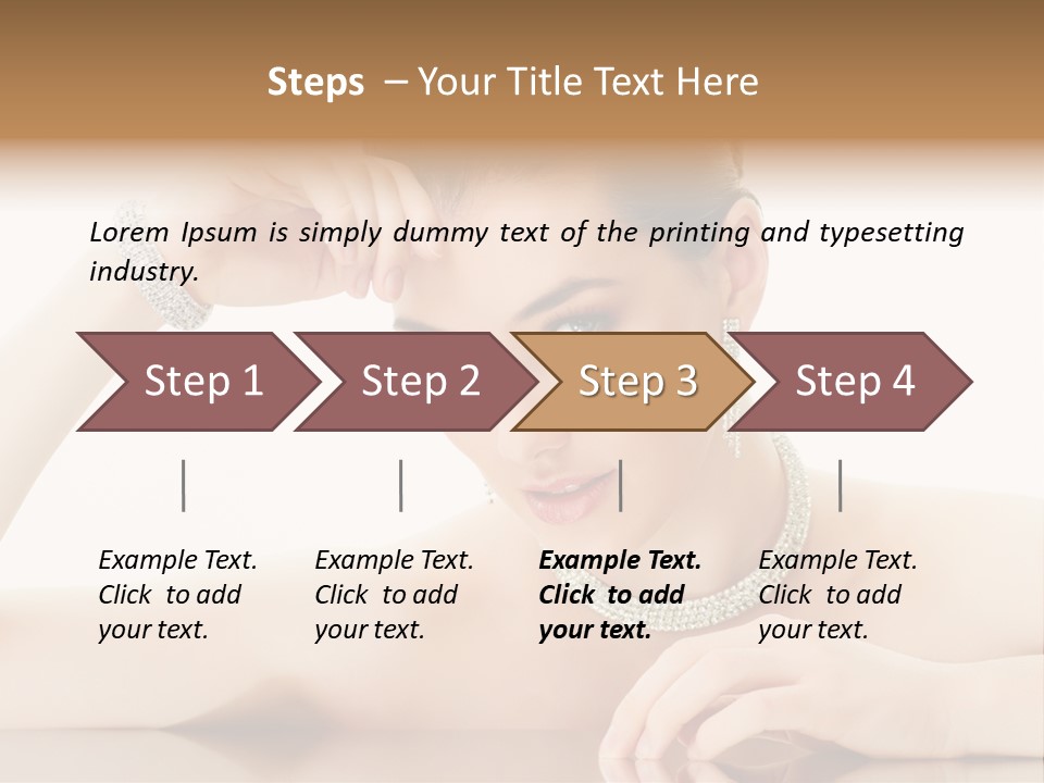 Skin Luxury Sensuality PowerPoint Template