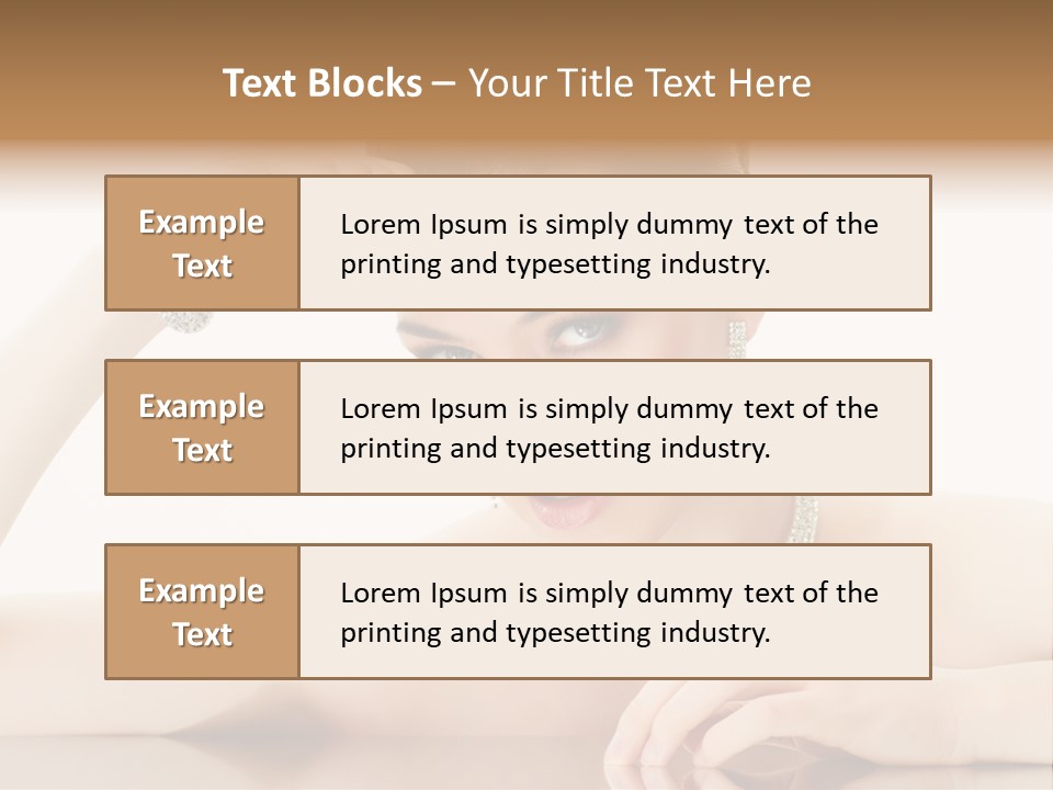 Skin Luxury Sensuality PowerPoint Template