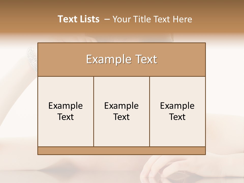 Skin Luxury Sensuality PowerPoint Template
