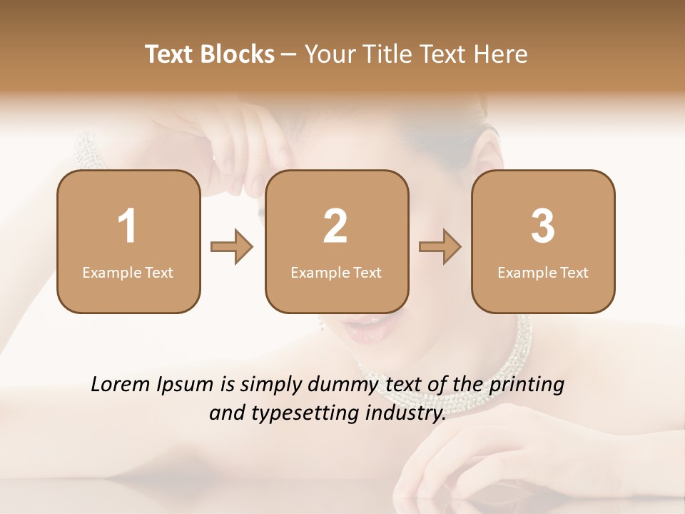 Skin Luxury Sensuality PowerPoint Template