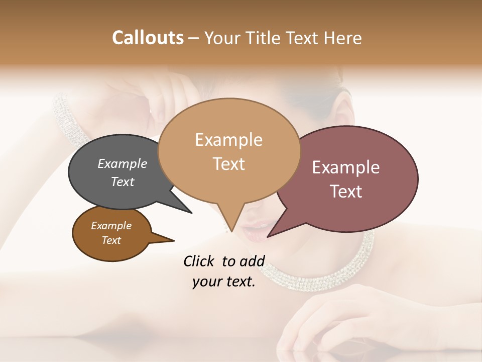 Skin Luxury Sensuality PowerPoint Template