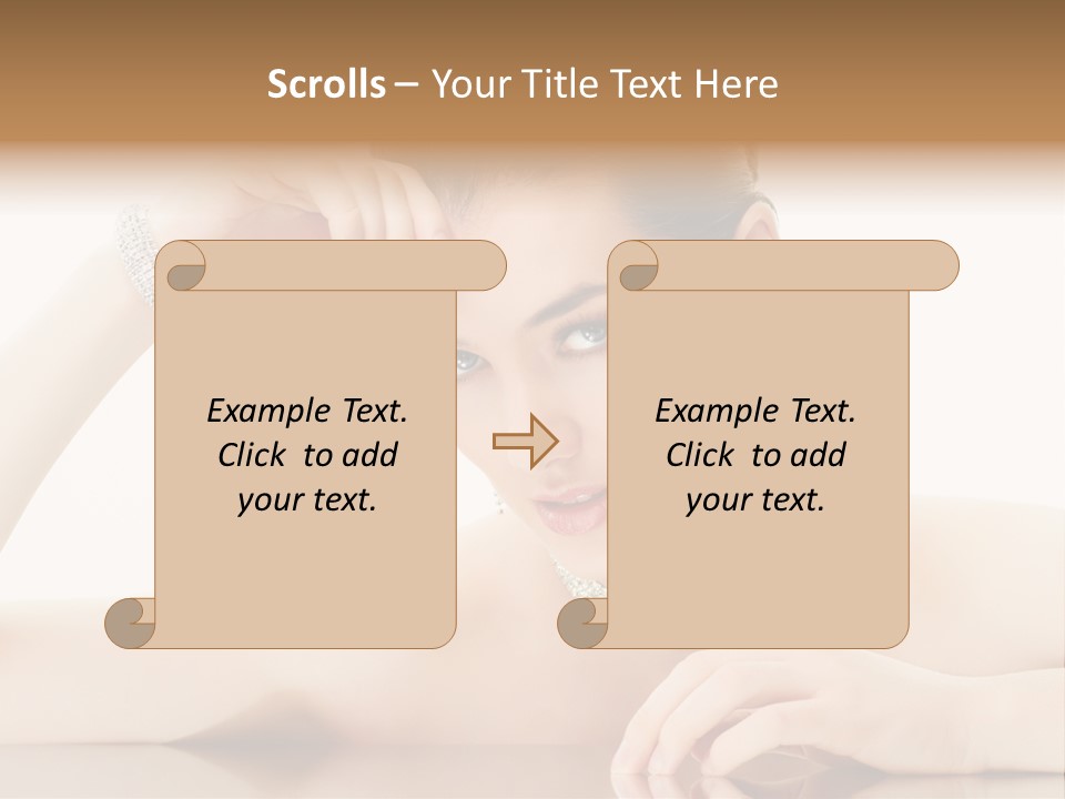 Skin Luxury Sensuality PowerPoint Template