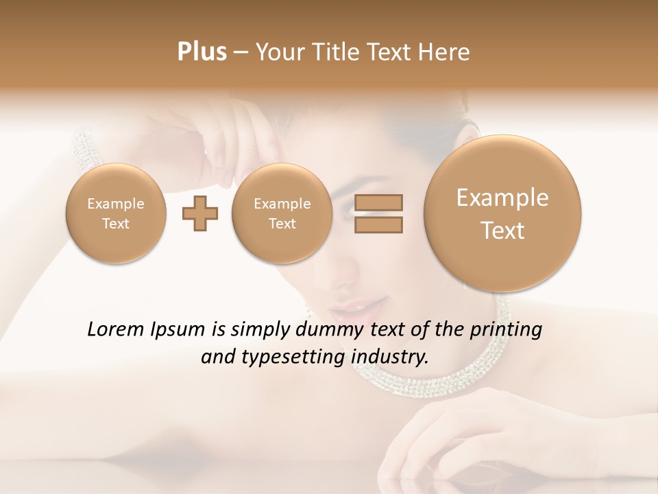 Skin Luxury Sensuality PowerPoint Template