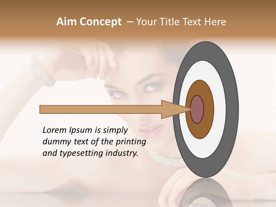 Skin Luxury Sensuality PowerPoint Template