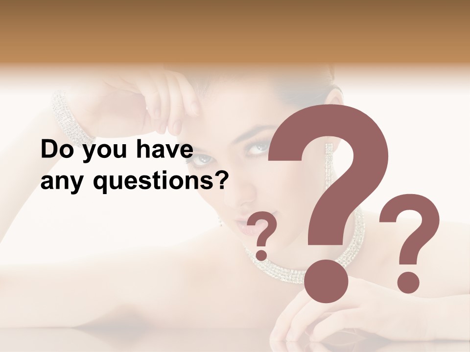 Skin Luxury Sensuality PowerPoint Template