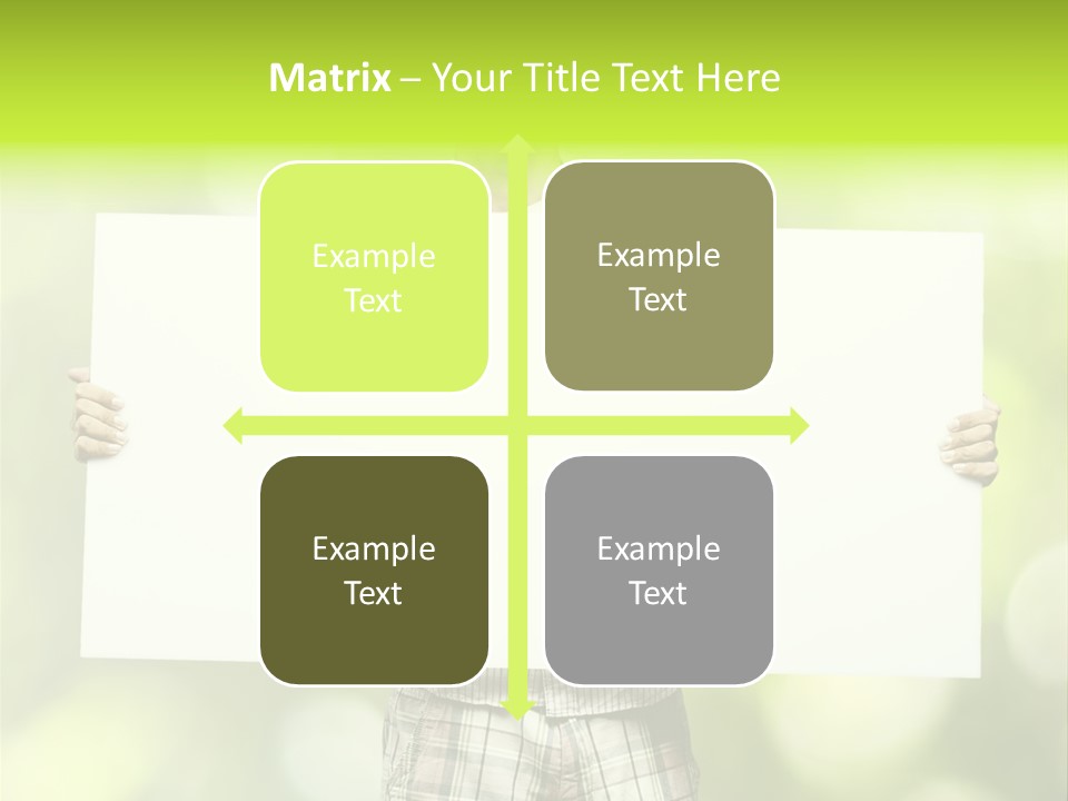 Advert Hold Environment PowerPoint Template